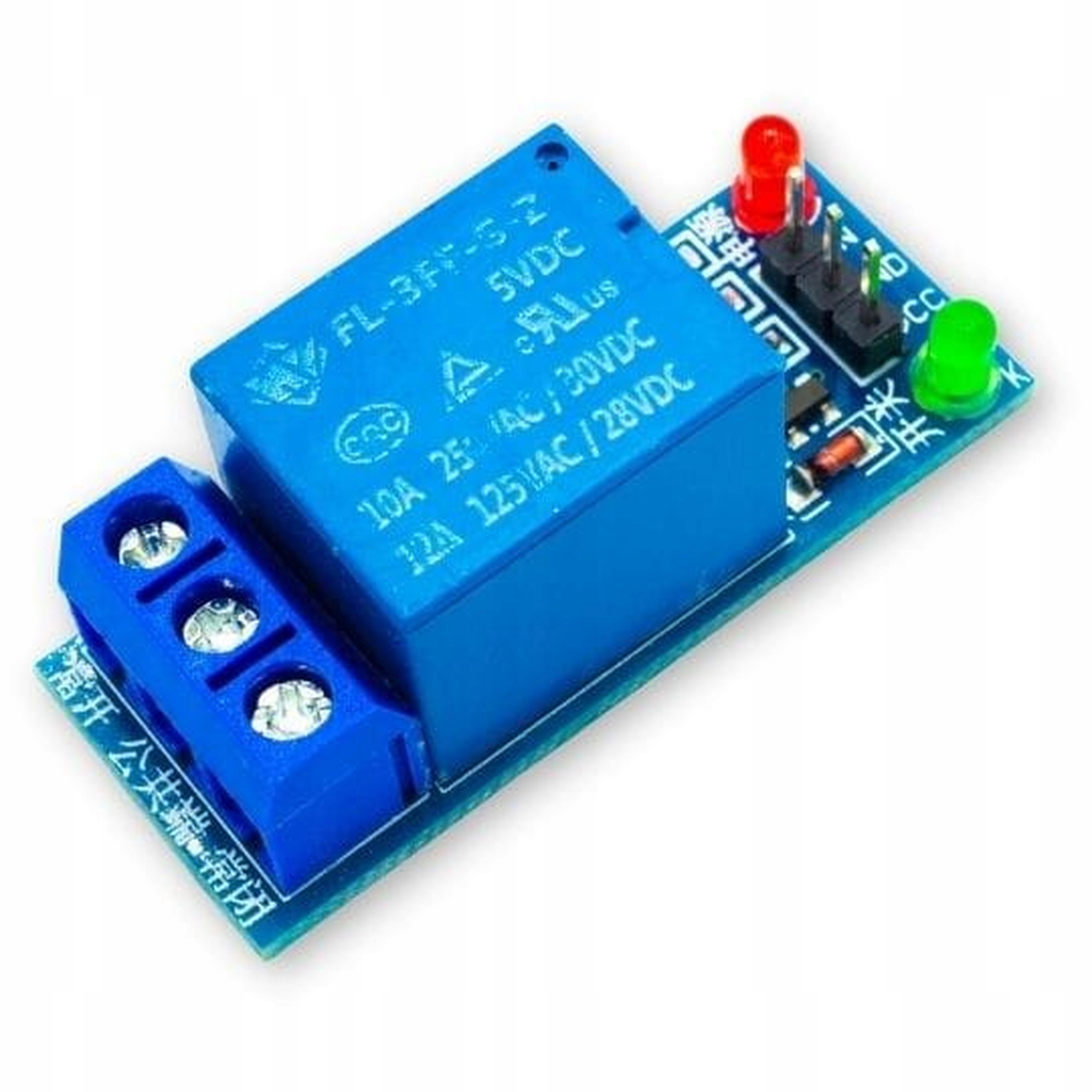 Przekaźnik Mikrobot Moduł 1-kanałowy 5V 10A - low level