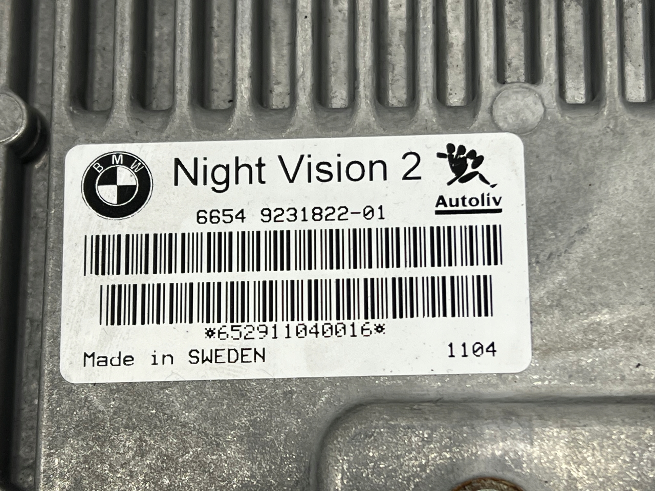 BMW F10 F11 module control unit NIGHT VISION 9231822
