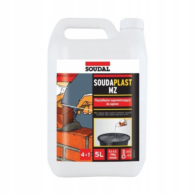 

Plastyfikator Napowietrzający Do Zapraw 5l Soudal