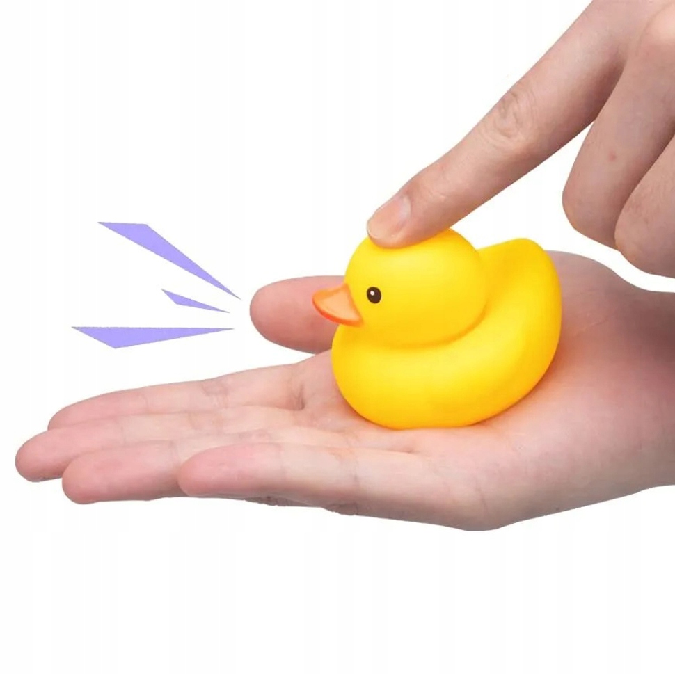 PREZENT NA MIKOŁAJKI DLA FACETA KACZKA CZARNA GUMOWA ROWEROWA OZDOBA Źródło światła dioda LED