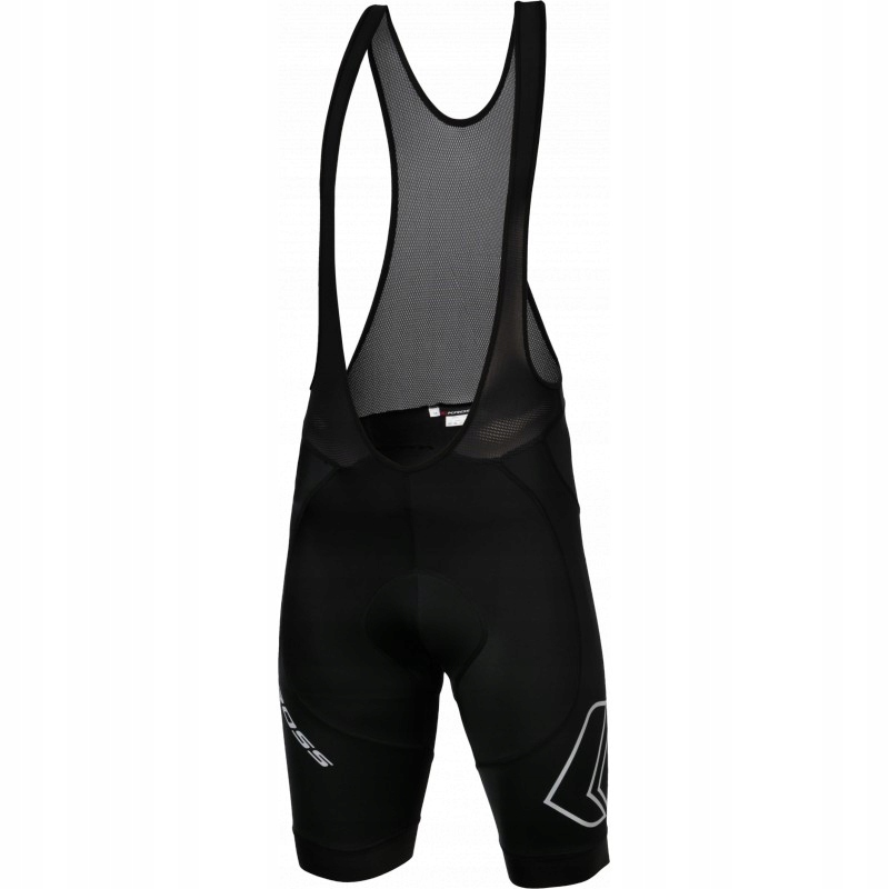 Kross spodenki kolarskie Aim z szelkami czarne S