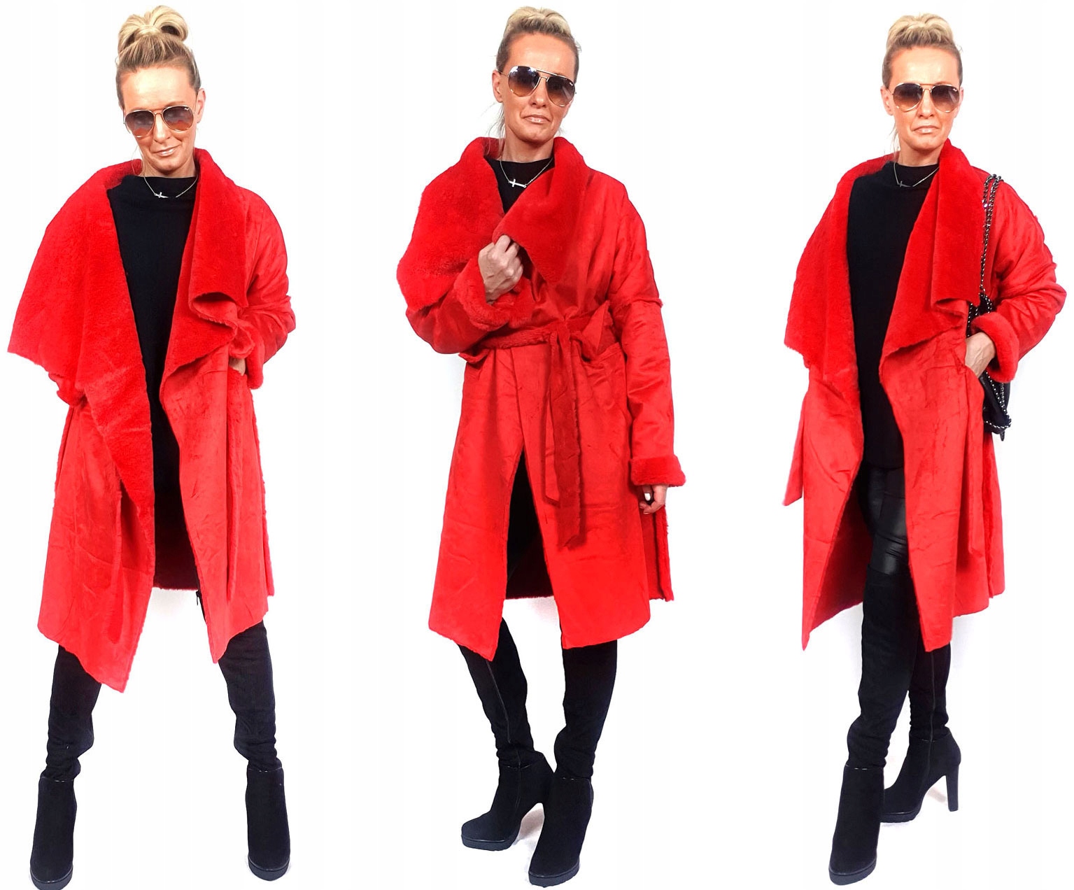 

Płaszczyk Futerko Eko Kożuch Zimowy Futro Luxury