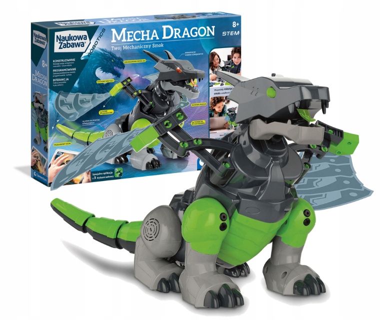 

Mecha Dragon Twój Mechaniczny Smok Clementoni 0682