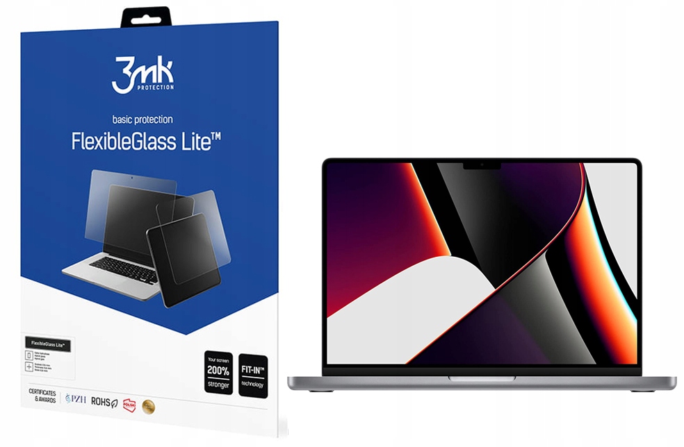 Flexibilní sklo Lite 3MK pro Macbook Pro 14 2021