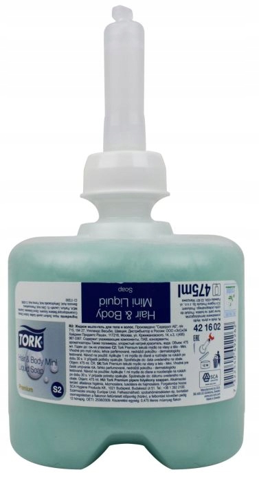 

Mydło Tork S2 Do Ciała I Włosów 421602 475ml
