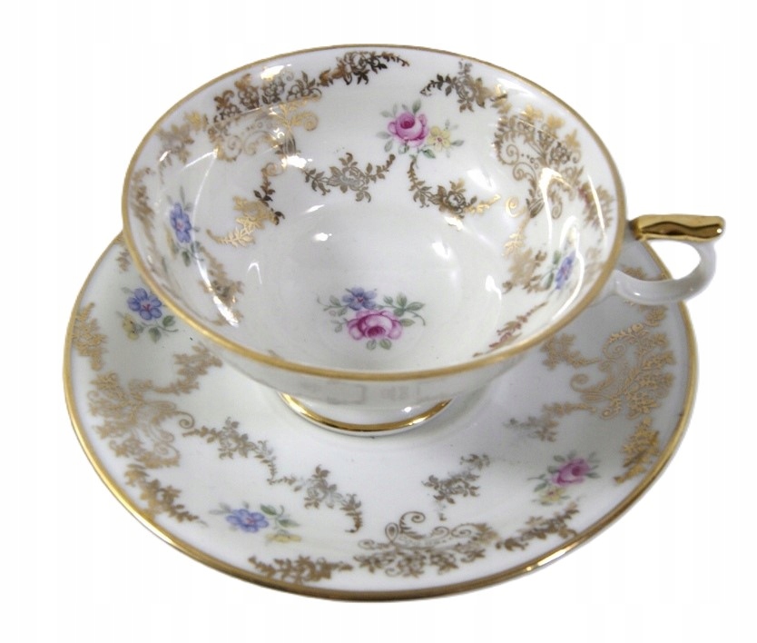 O. SCHALLER- ŚLICZNA, STARA FILIŻANKA - ECRU