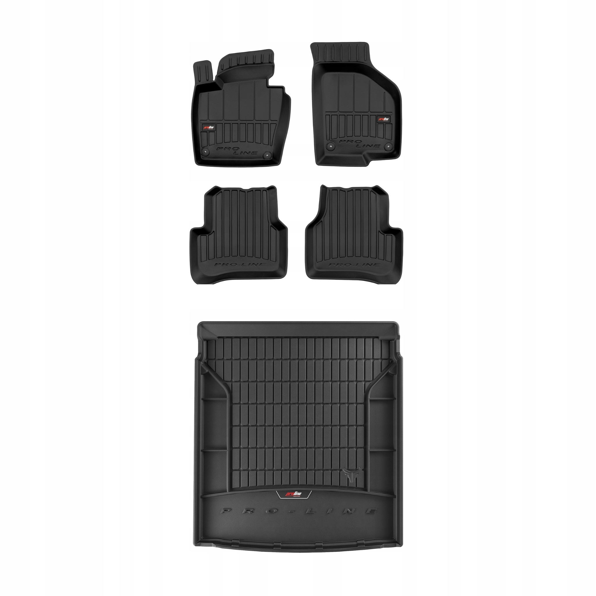 Frogum 3D Sada gumových koberců a rohože s logem pro Vw Passat CC 2008-2012