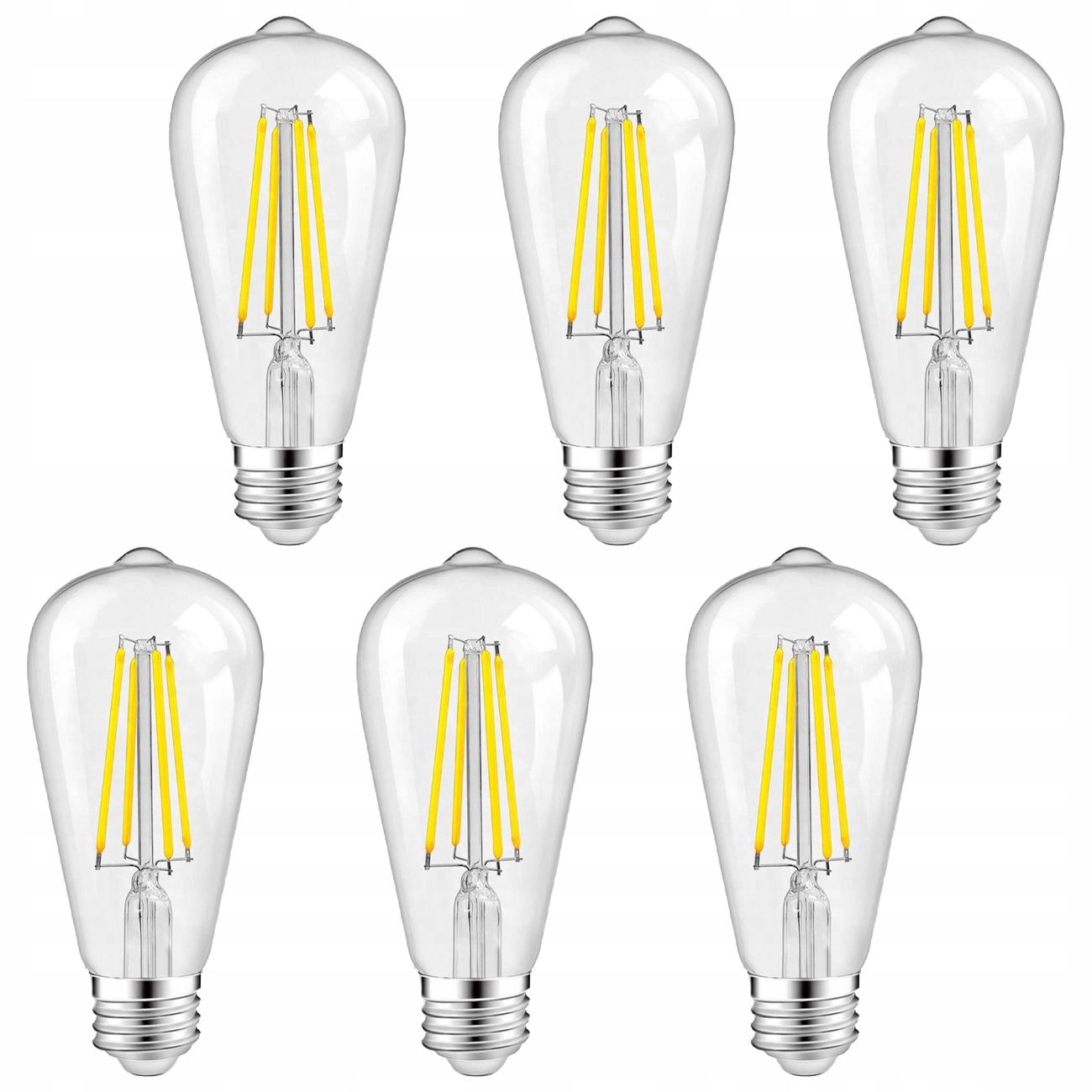 

Żarówka E27 Led filament 14W 1400lm Ozdobna ST64