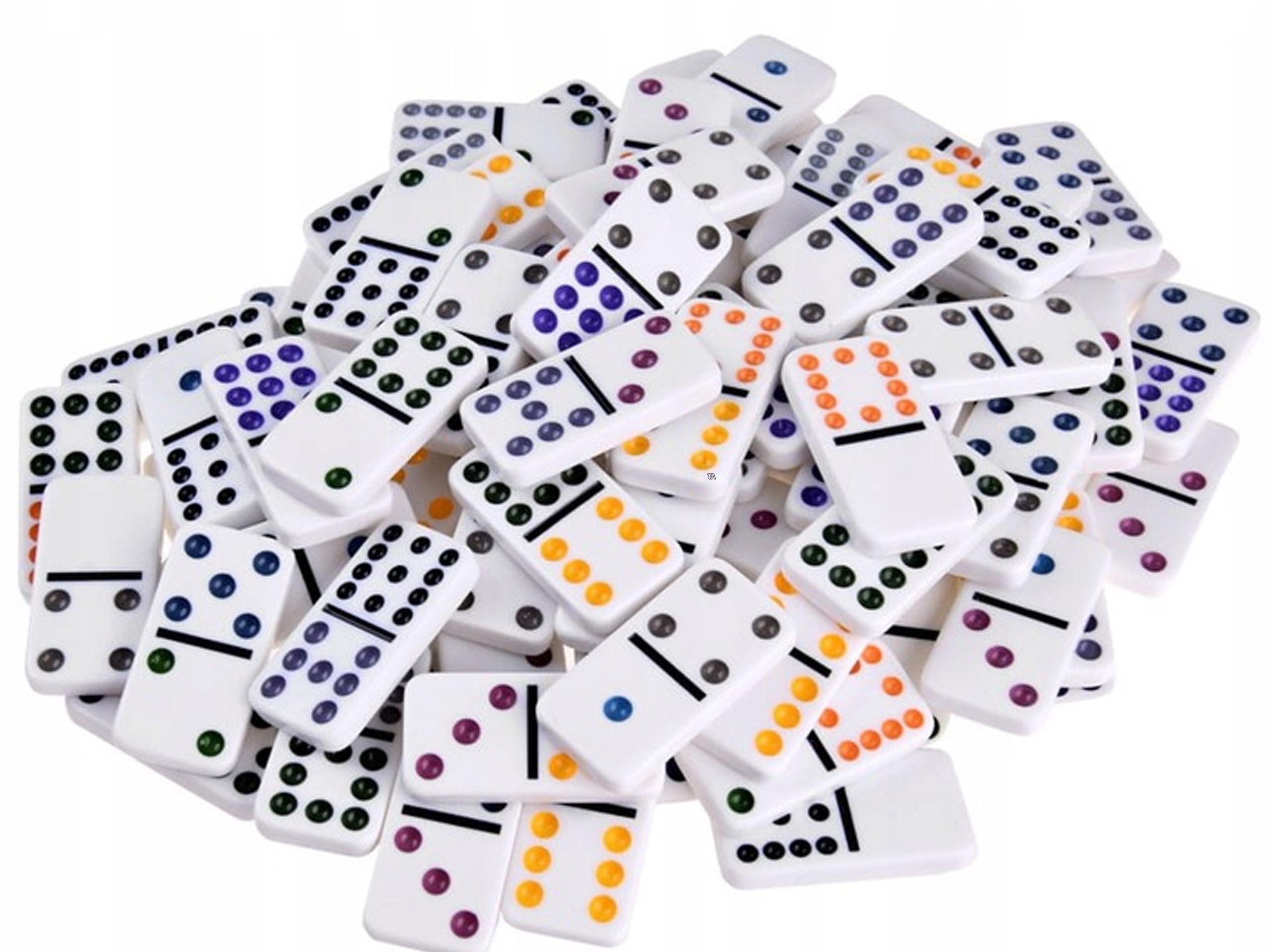 DOMINO GRA LOGICZNA W METALOWYM KUFERKU NOTESIK KLOCKI POCIĄGI MEKKAŃSKI Typ Podstawa