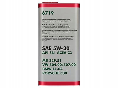 

Fanfaro Vag Olej Volkswagen 5W30 504/507 5L