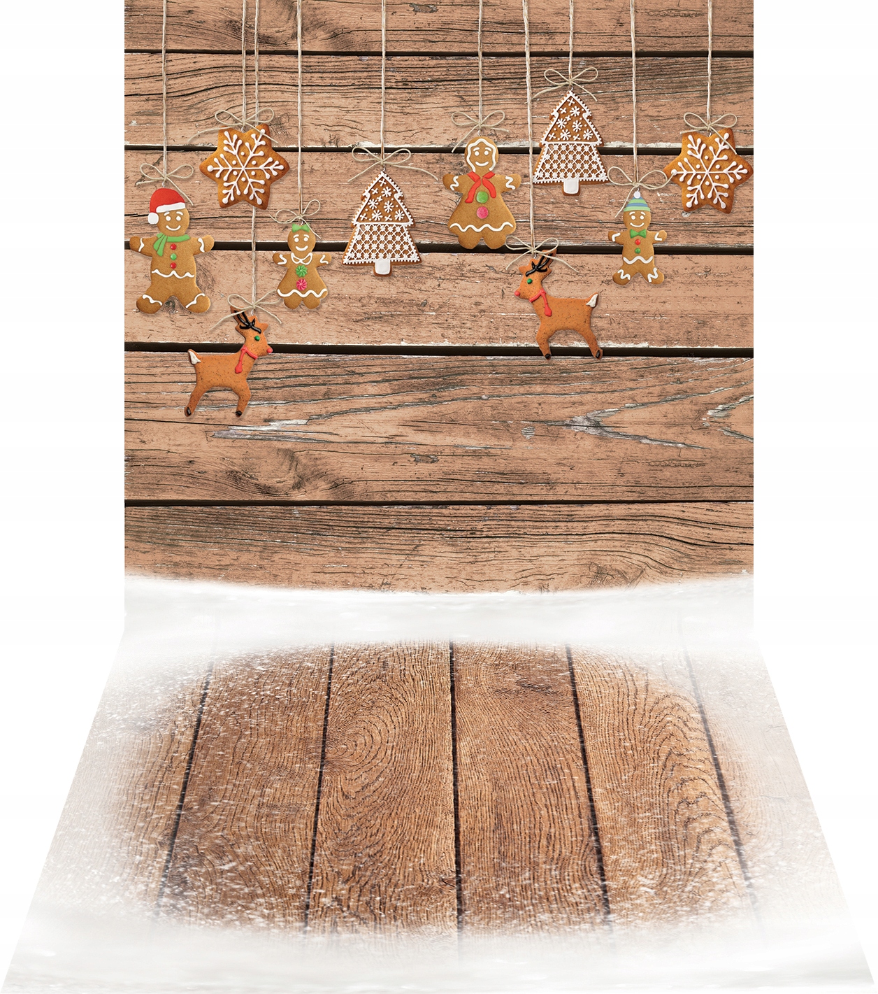 Grube tło ŚWIĄTECZNE, święta ZIMA 160x300 sw099