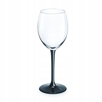 

Kieliszek do białego wina 250ml Czarna nóżka