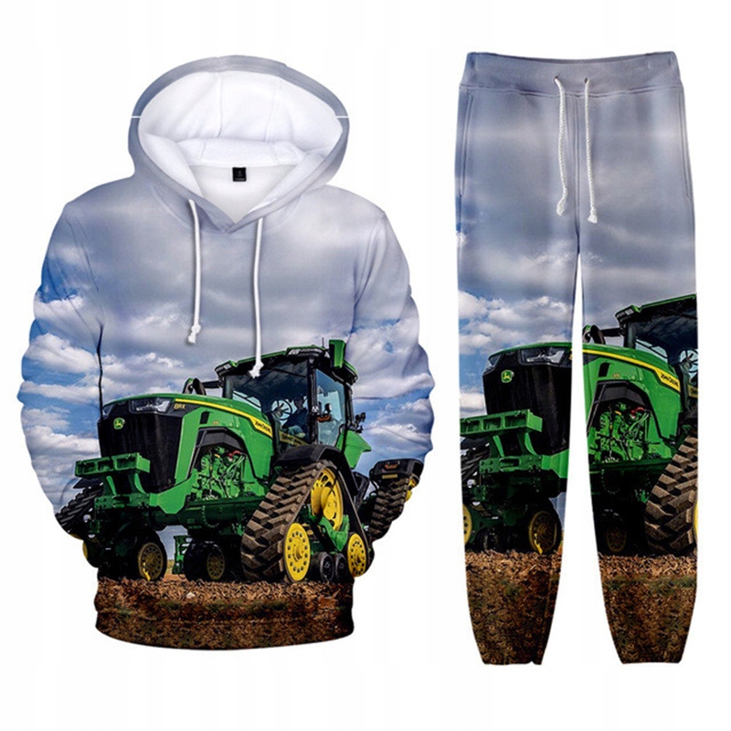 DRES JOHN DEERE BLUZA SPODNIE WZORY KOLORY Materiał dominujący poliester