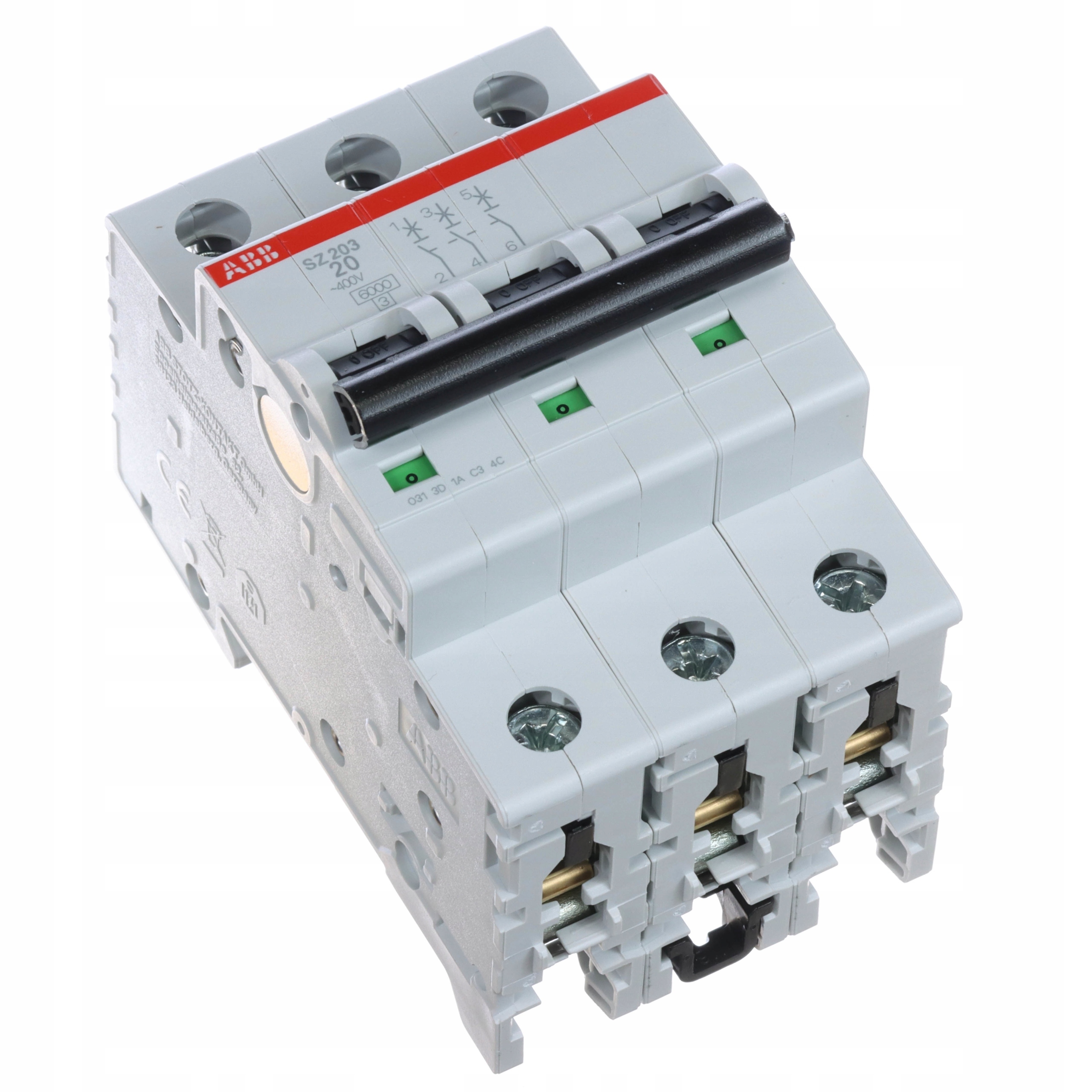 

Wyłącznik nadprądowy Abb B20 3 polowy bezpiecznik