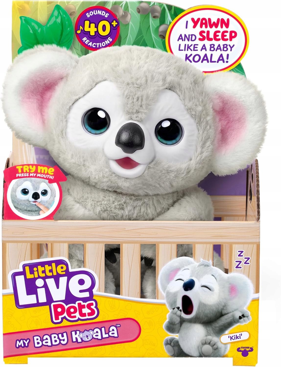 Little Live Pets Koala Kiki 40 Reakcji Interaktywna Maskotka