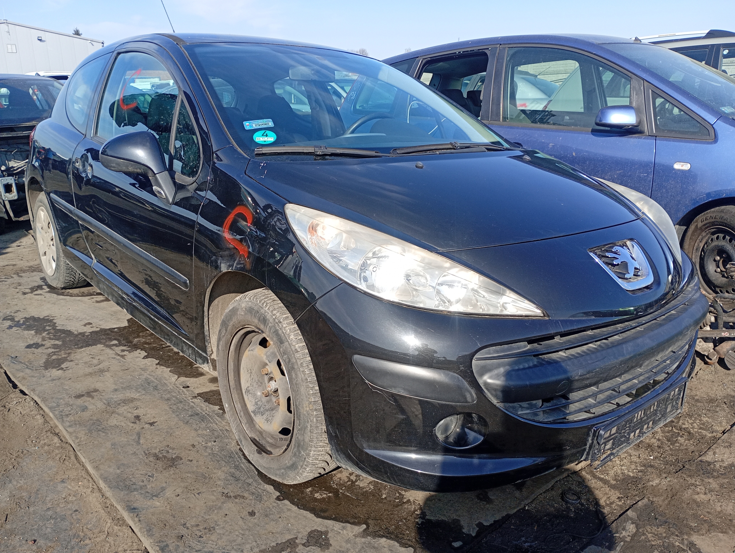 Peugeot 207 07-13 upholstery left side side left