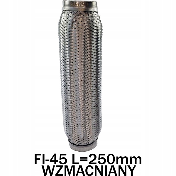 ŁĄCZNIK ELASTYCZNY ZŁĄCZE TŁUMIKA FI-45 L=250mm