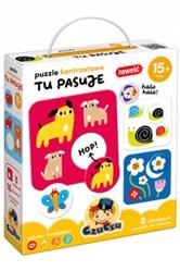 

Puzzle kontrastowe Tu pasuje