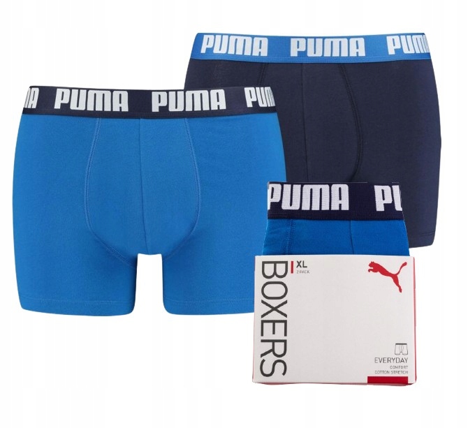

Bokserki męskie majtki Puma basic Bawełna 2PAK XXL