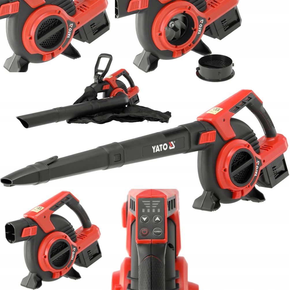 Vysávač Yato 36V 2x18V Bezkartáčový Turbo Bez Akumulátora