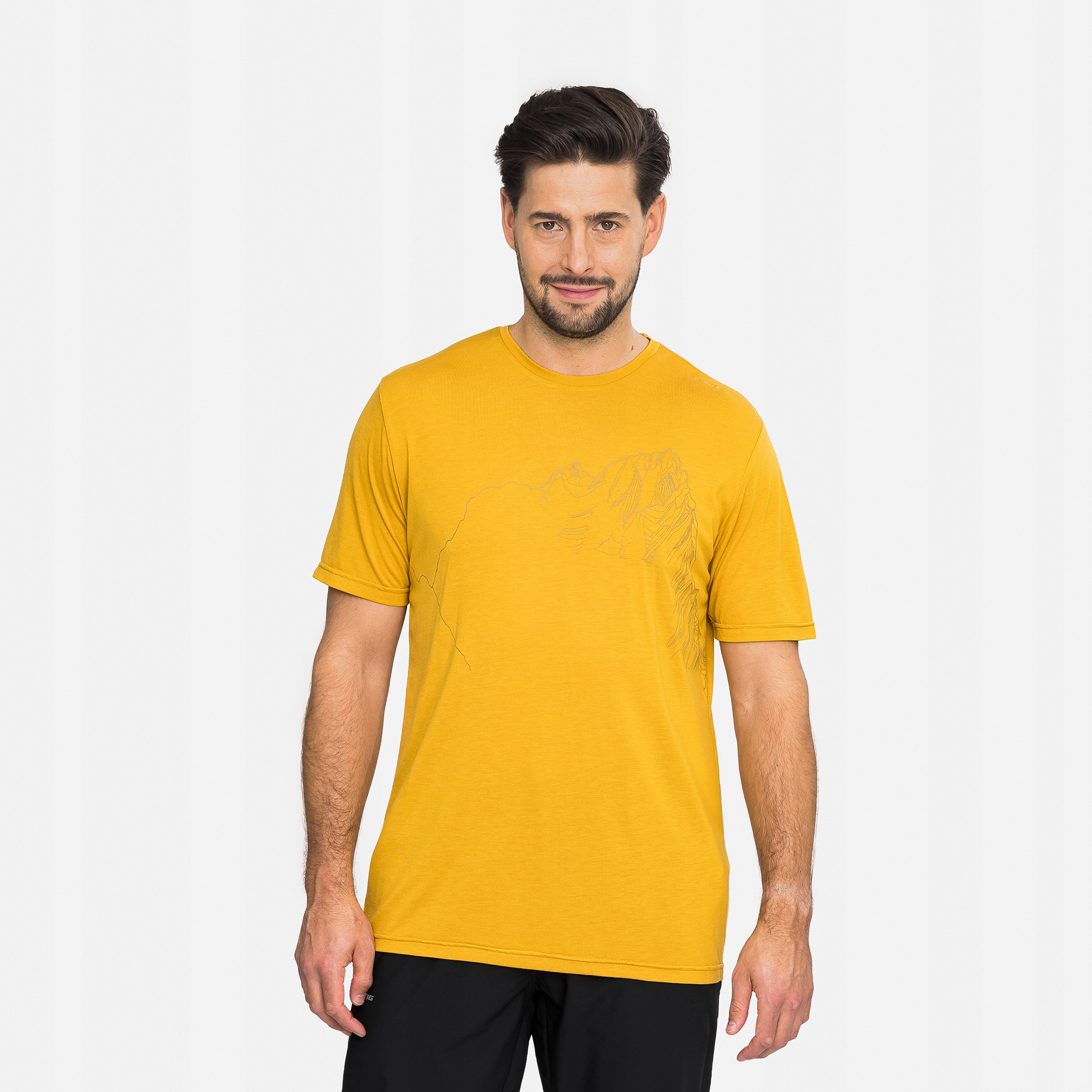 Pánské tričko Viking Morain Bamboo Man žluté vel. XXL
