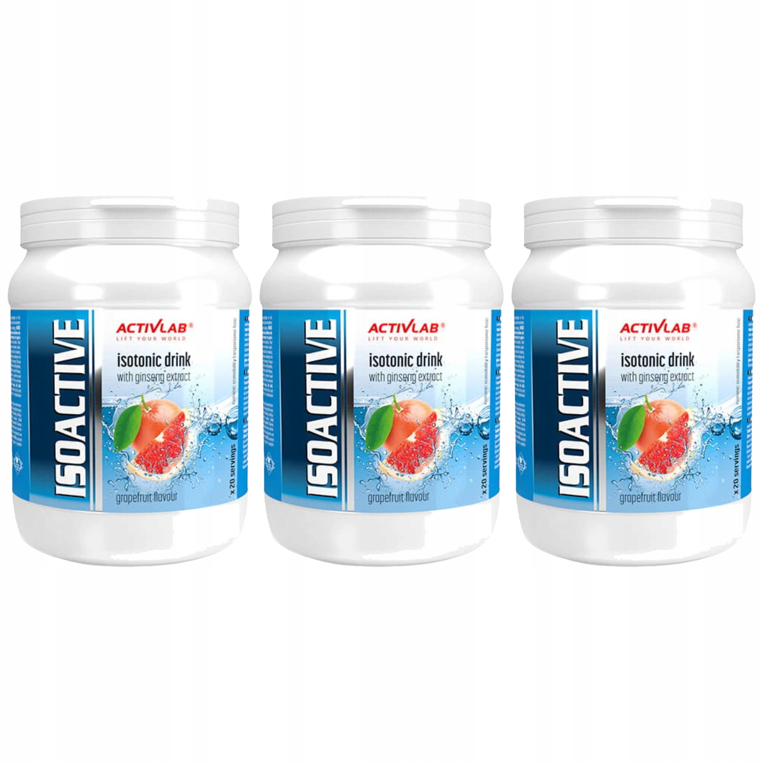 3x Isotonic elektrolytů, odolnost vitamínu B, hořčík, vápník Activlab