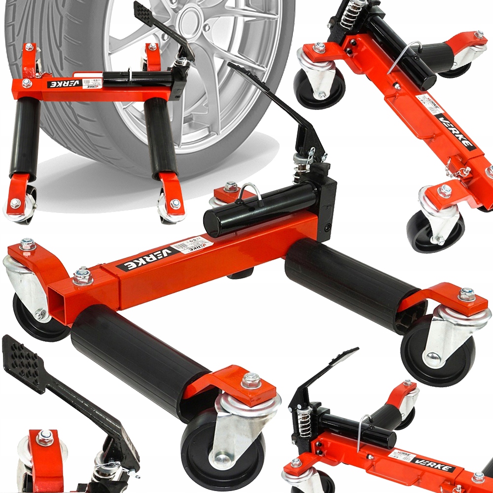 ROLKI TRANSPORTOWE WARSZTATOWE SERWISOWE ROLKA WÓZEK POD KOŁA SAMOCHODOWE