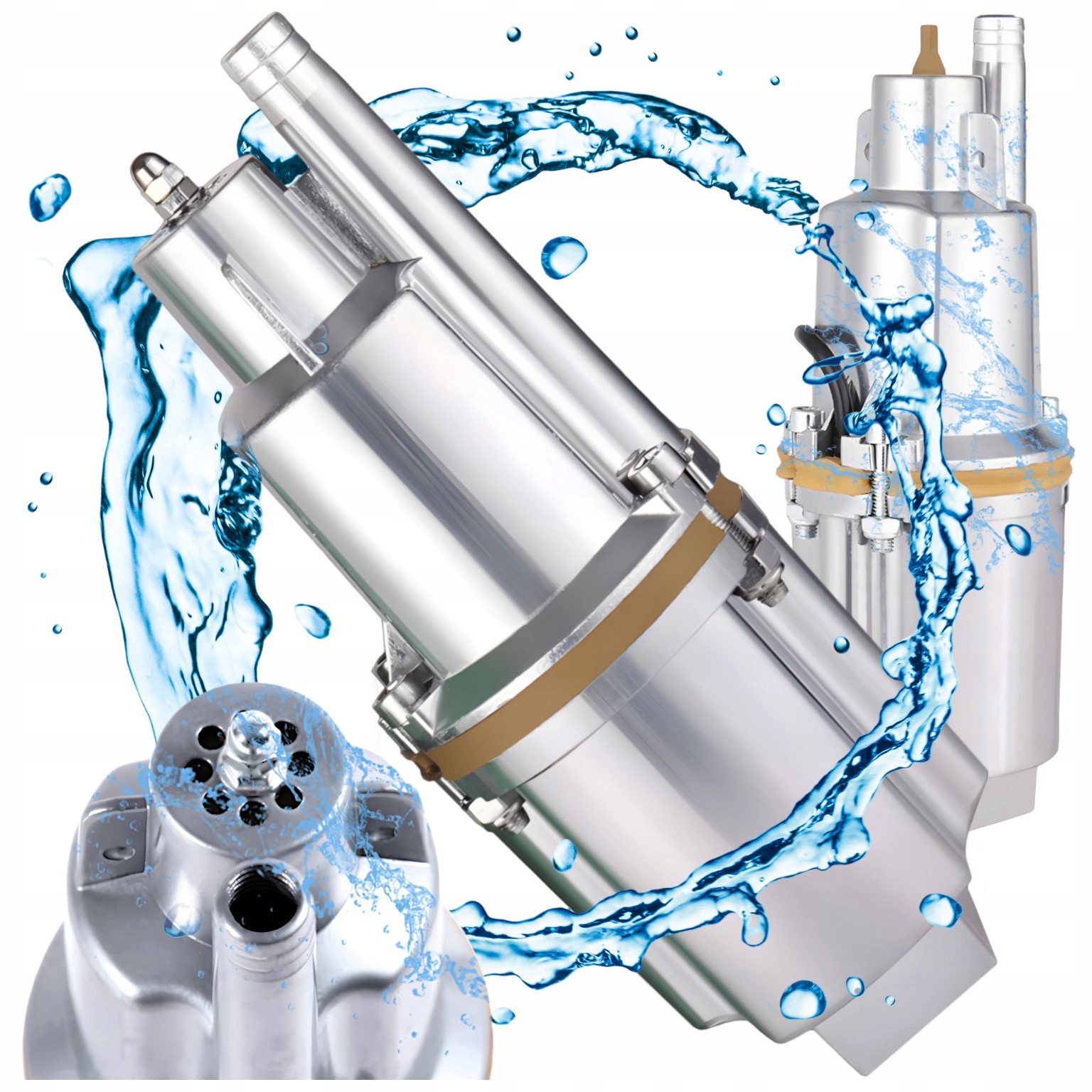 Mocna Pompa Pompka Do Wody Czystej I Brudnej Zatapialna Ruska Nurek 600W