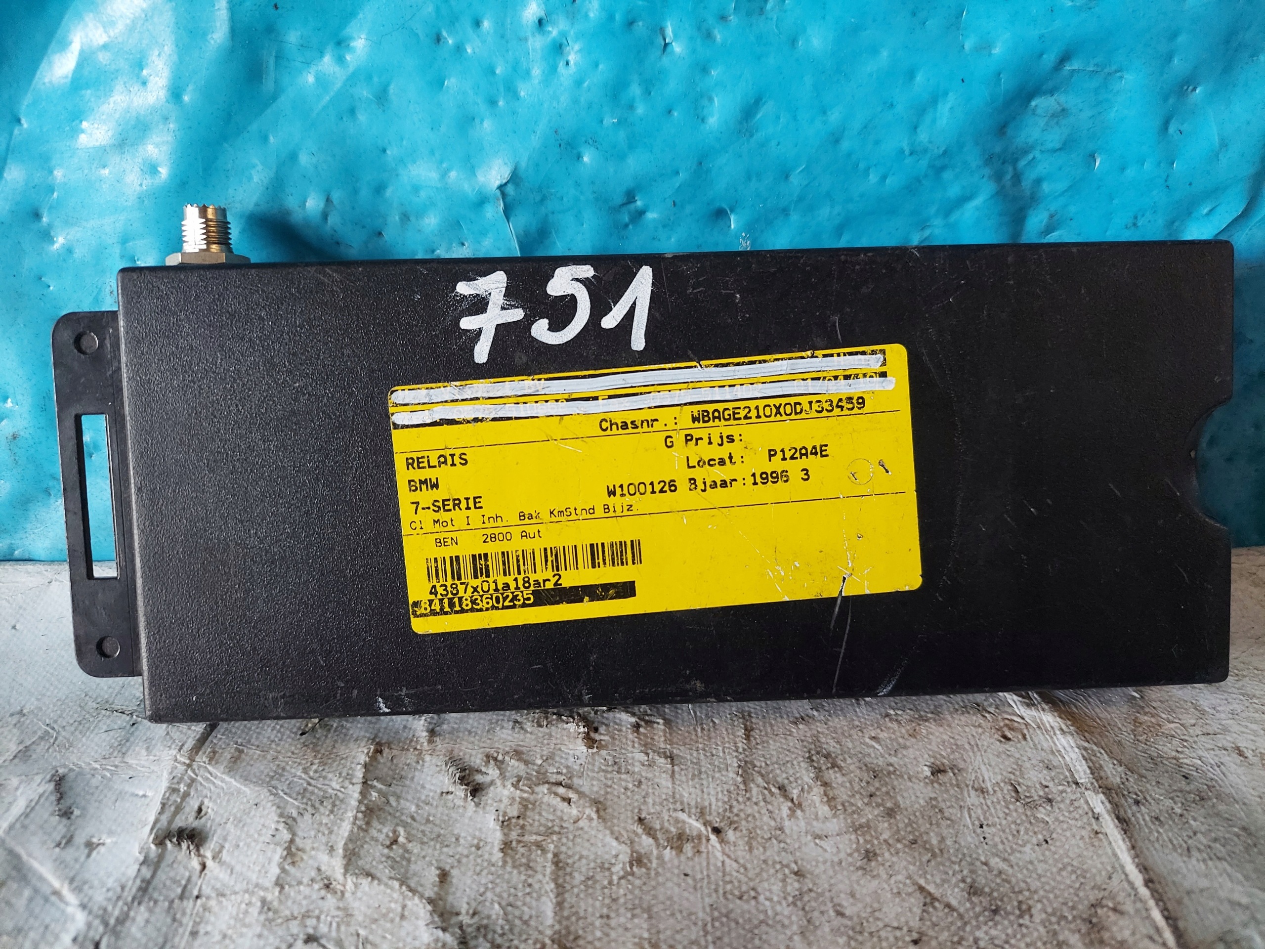 BMW 7 E38 84118360235 modulo TELEFONU