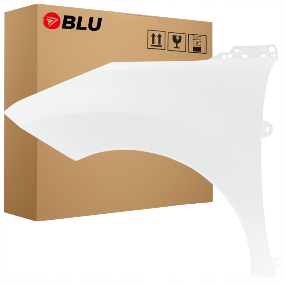 Blu Blatník Peugeot 3008 Ewp levý bílý 09-16 přední WeissBanquise