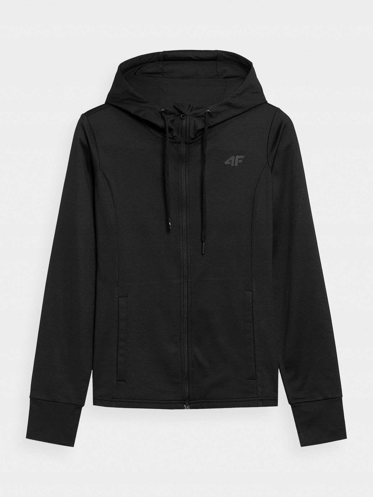 

Bluza treningowa rozpinana z kapturem damska