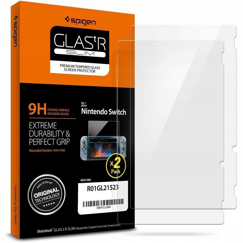 

Szkło hartowane Spigen Glas.tr Slim 2-PACK Nintend