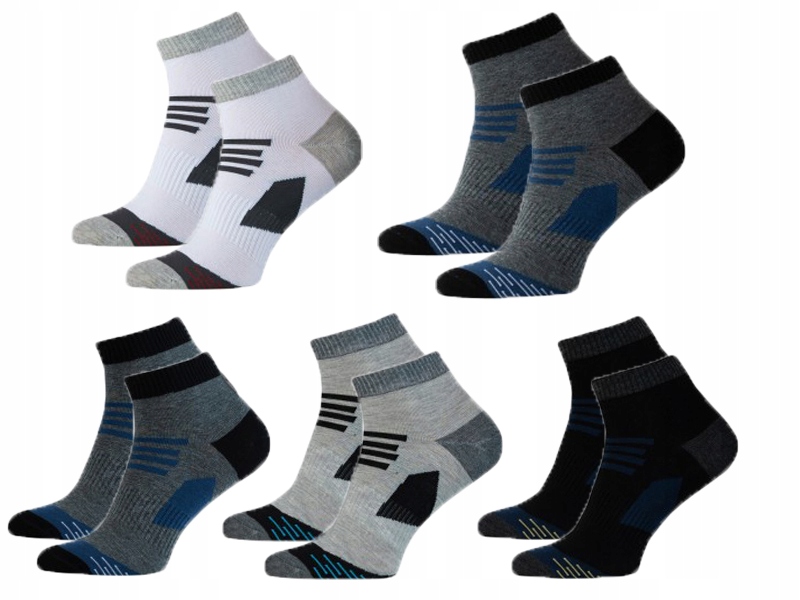 

5 Par Skarpety męskie Trwałe Bawełna 42-46 Premiu