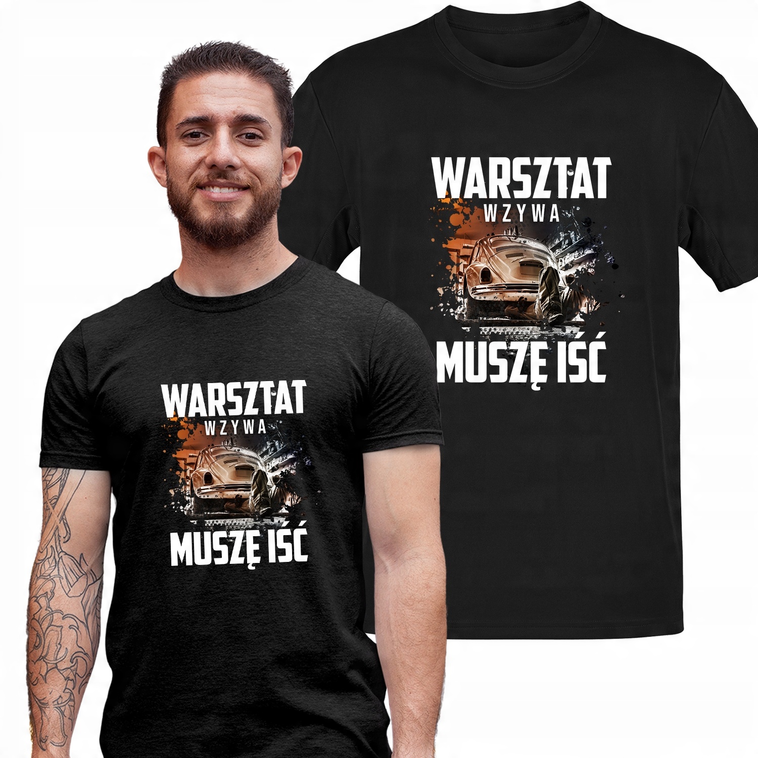 

Warsztat wzywa muszę iść koszulka dla niego