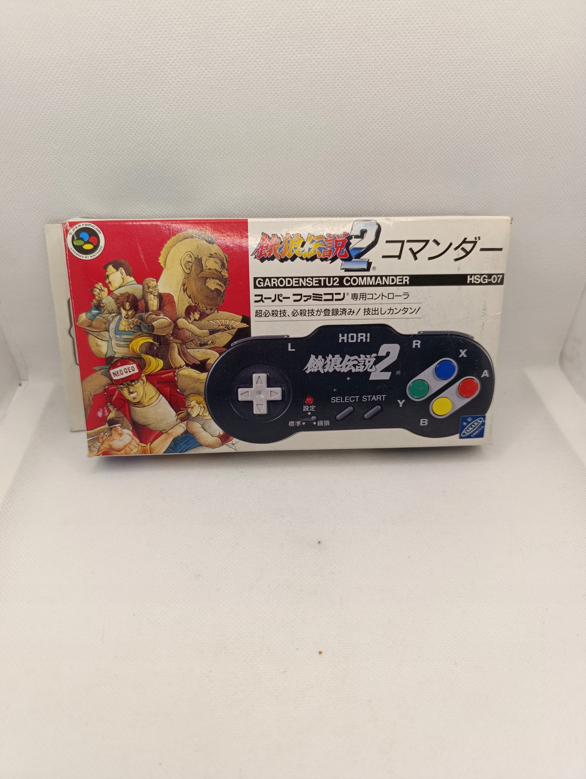 Pad Hori Fatal Fury 2 Commander HSG-07 Super Famicom Snes