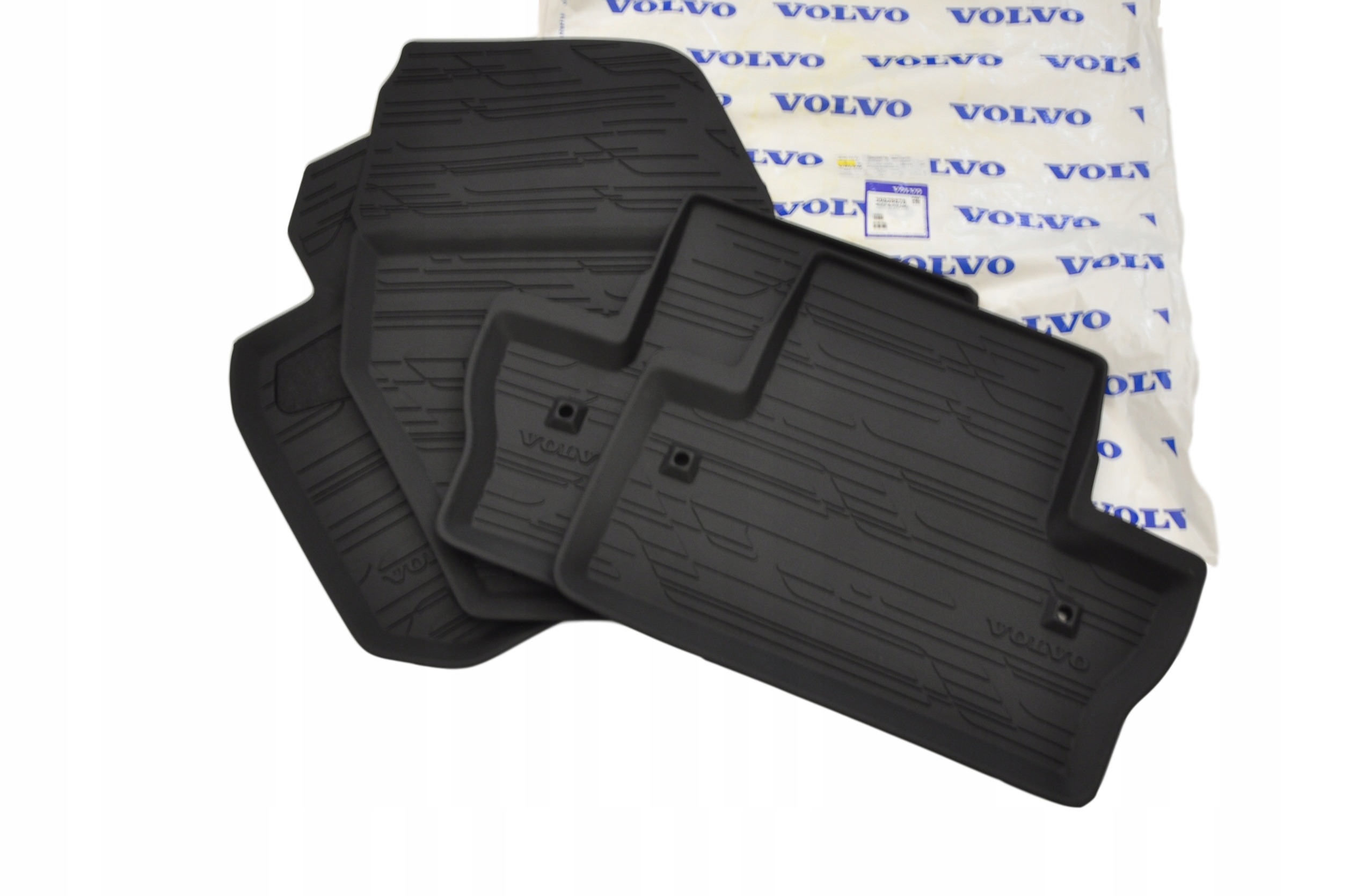 Volvo S60 V60 originálne gumené-velúrové koberce