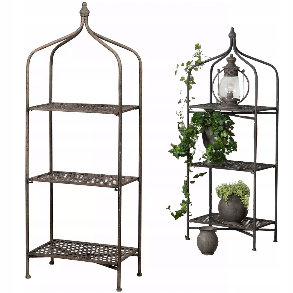 Skrinka Regál Kovová balkónová na náradie, rastliny, kvetinový záhon