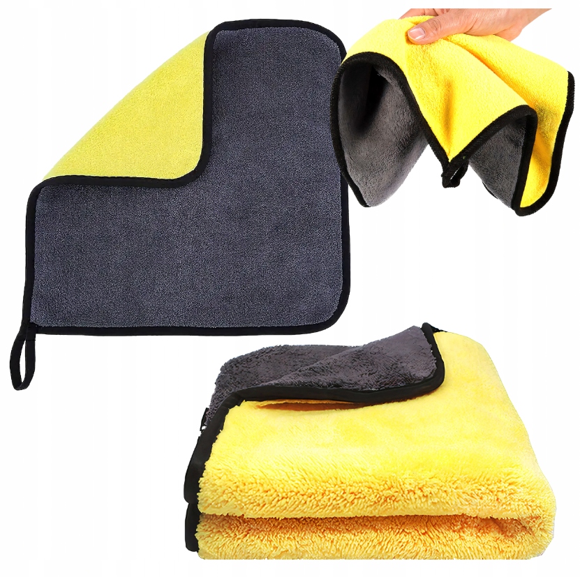 Chłonny Ręcznik Z Mikrofibry Do Osuszania Mycia Auta Samochodu 40x30cm