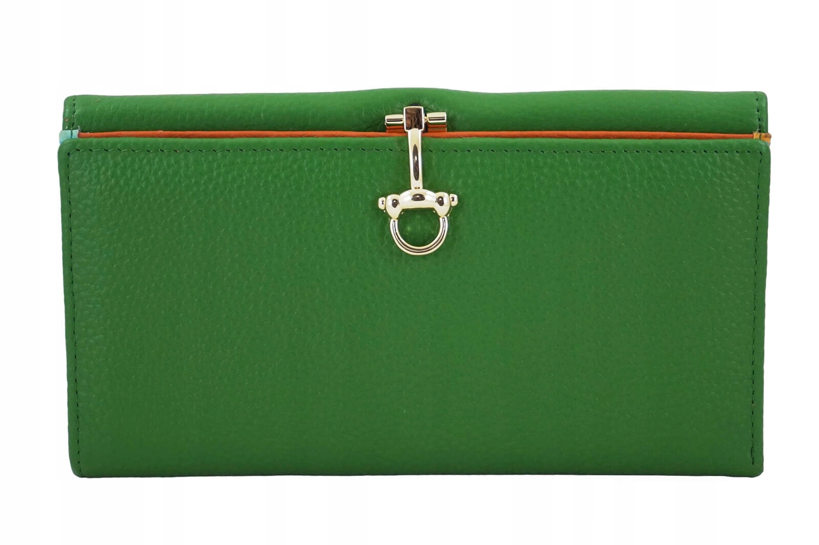 Velká peněženka se zlatým zapínáním – tmavě žlutá