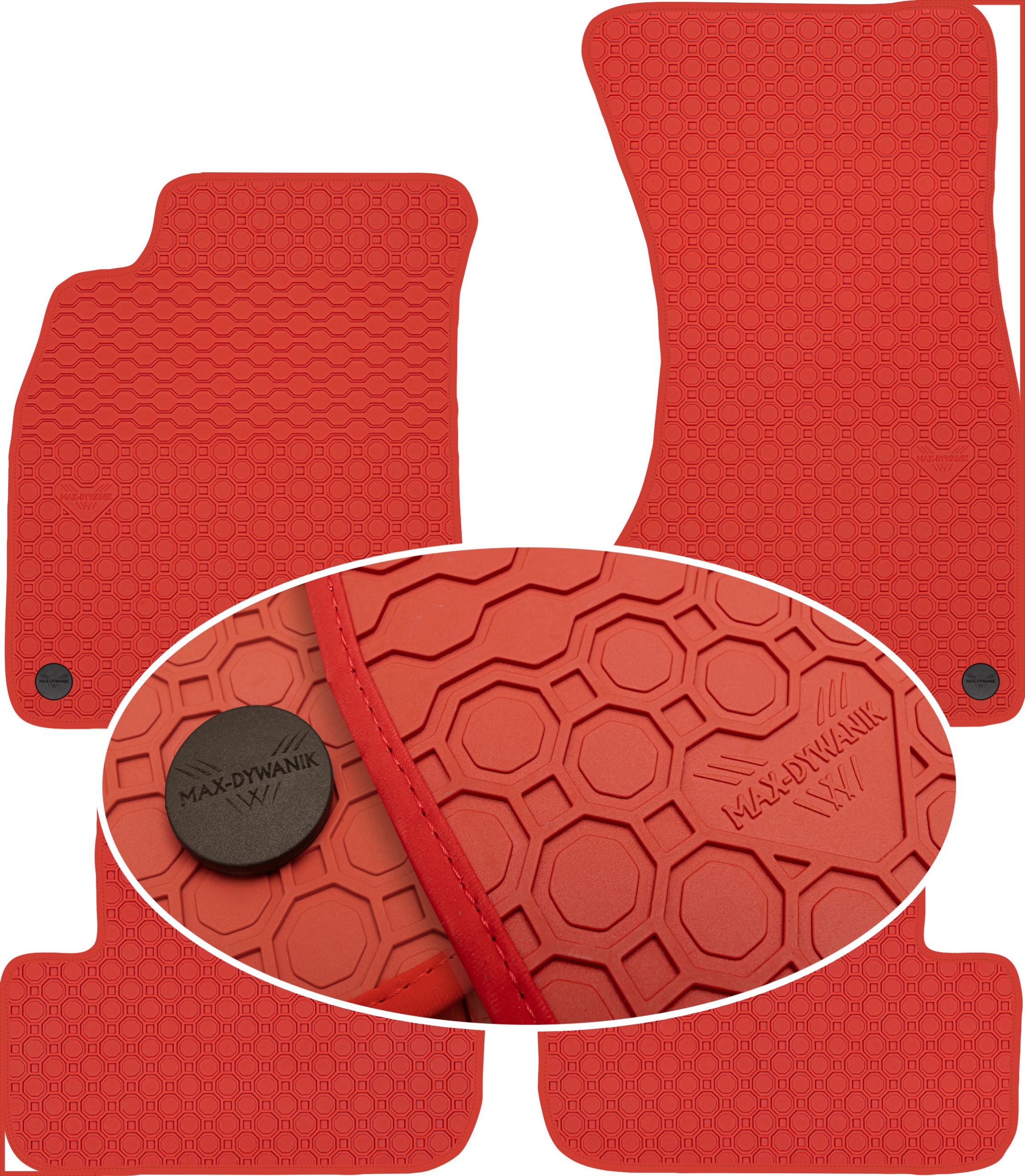 Audi A4 B8 2007-2015 Koberce Červené