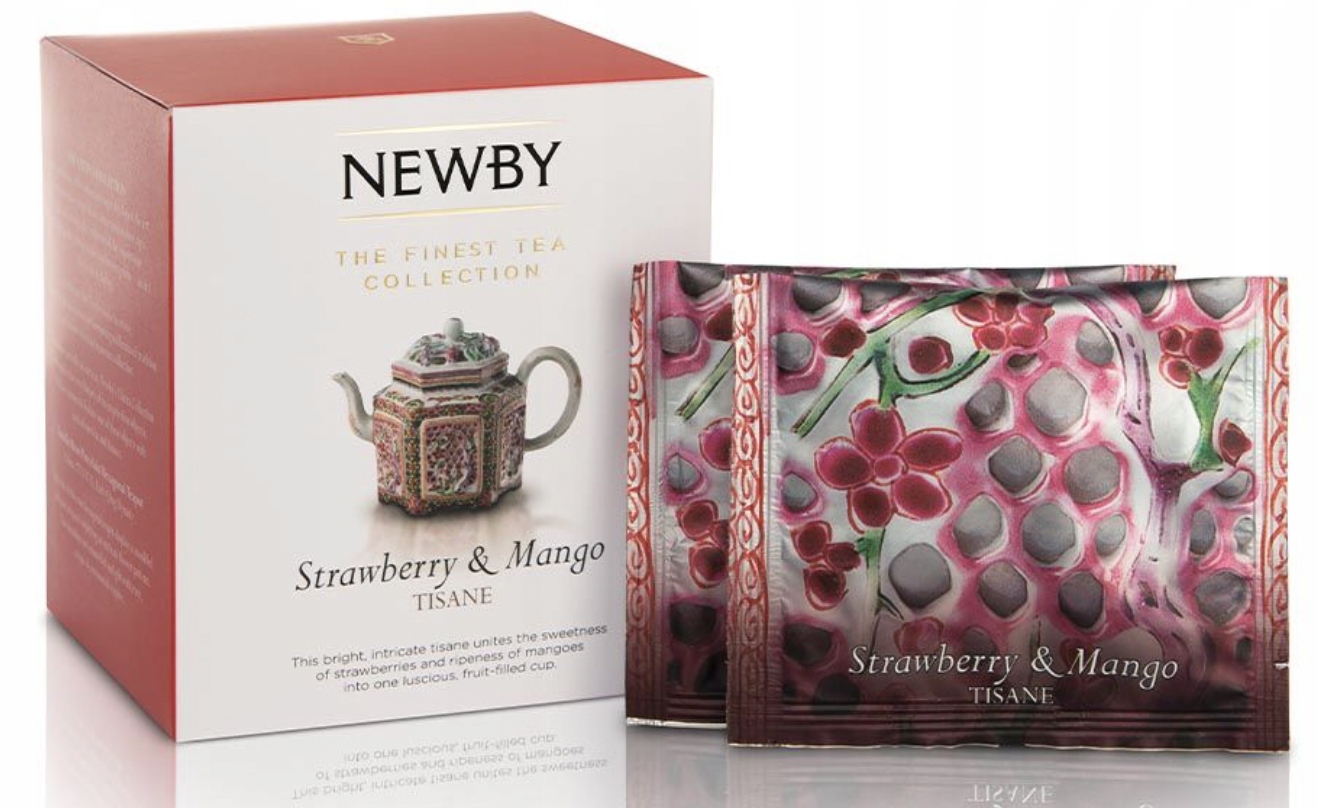 Levně Čaj Newby Strawberry Mango pyramidky
