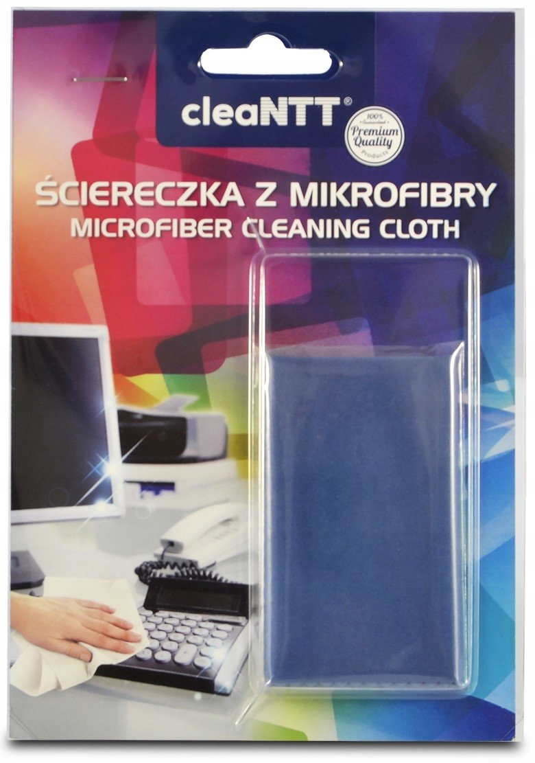 

Ściereczka czyszcząca CleaNTT CLN0050 z mikrofibry