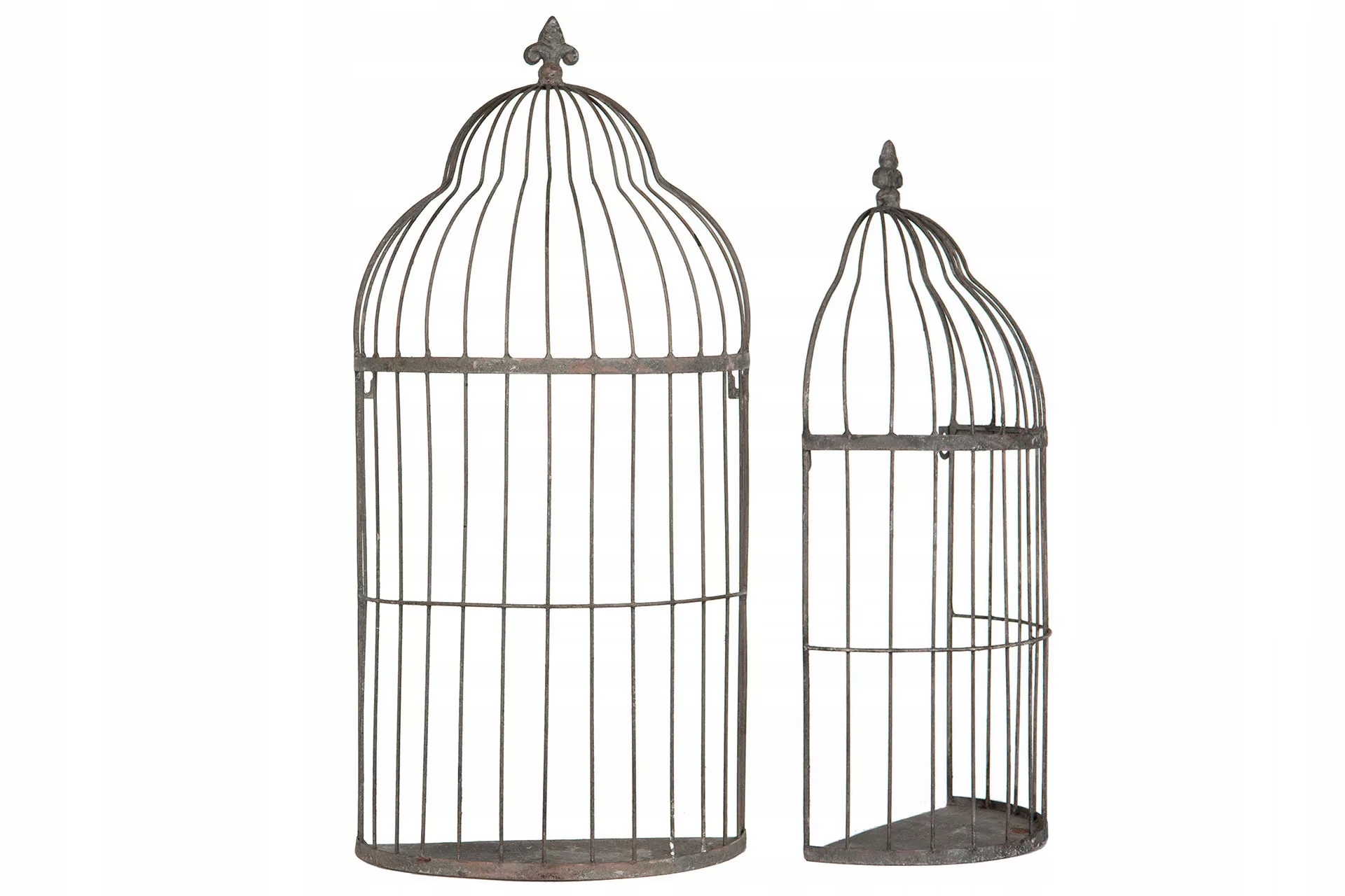 Kvetináč Obal Na Kvetináč Klietka na stenu závesný kvetináč do záhrady a obývačky 2 ks