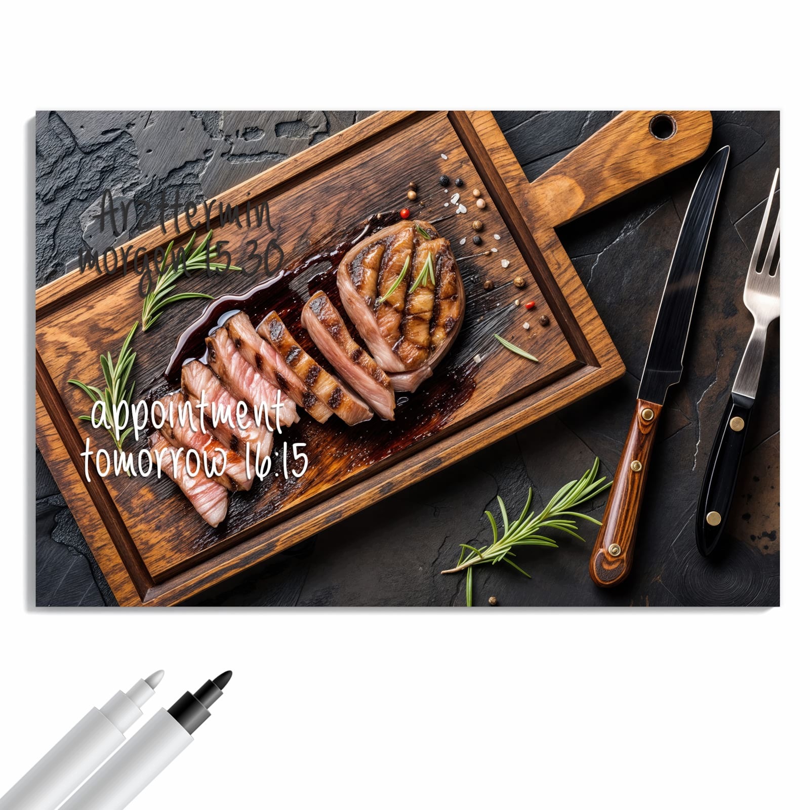 Magnetická tabule Prkno do serwowania Mieso 60 × 40 cm