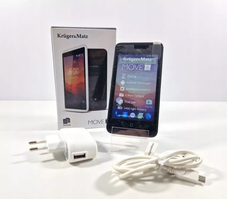 Smartfon Kruger&Matz Move 6 mini 1 GB / 8 GB 3G czarny