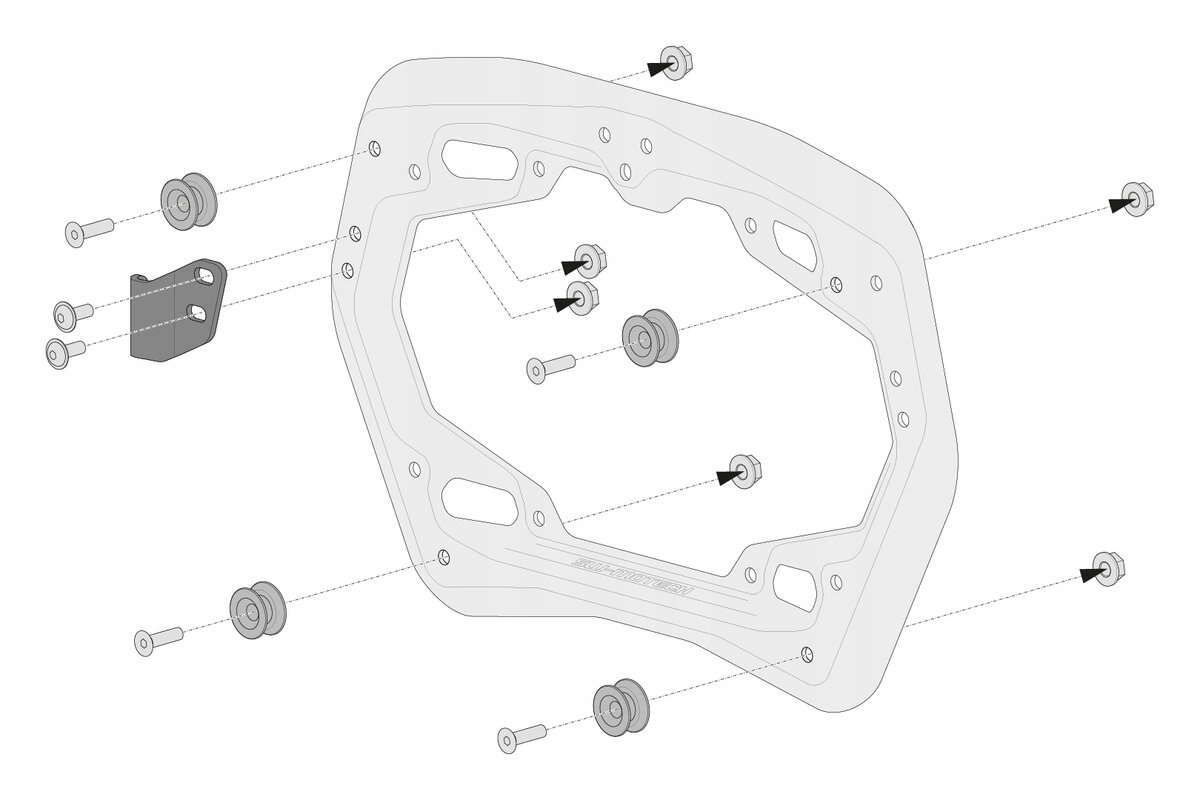 ADAPTERS FOR PRO FRAME FOR TRAX SIDE CASES