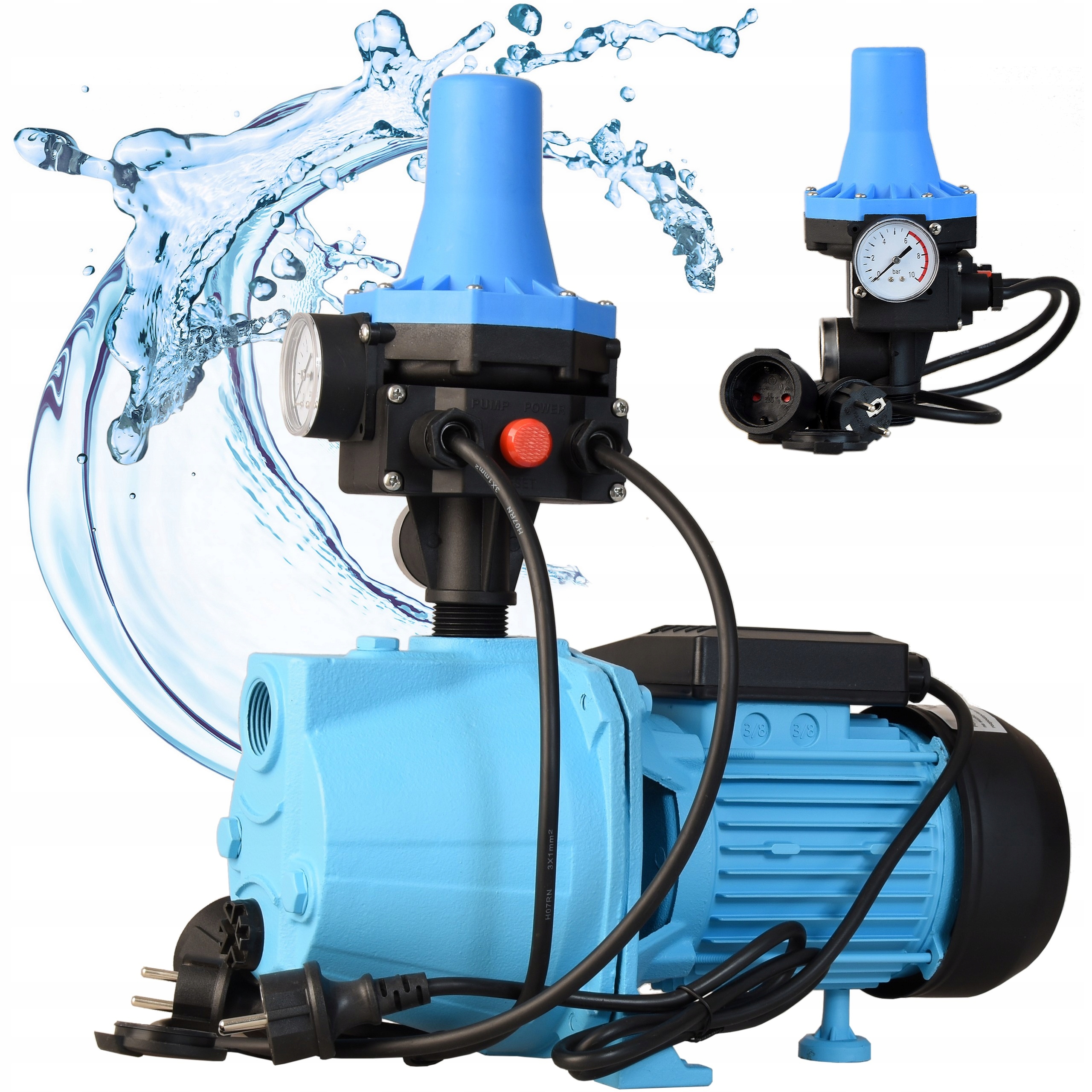 Hydrofor Beznádrže Pumpa na vodu SET60S do záhrady Silná Automatický Suchobeh