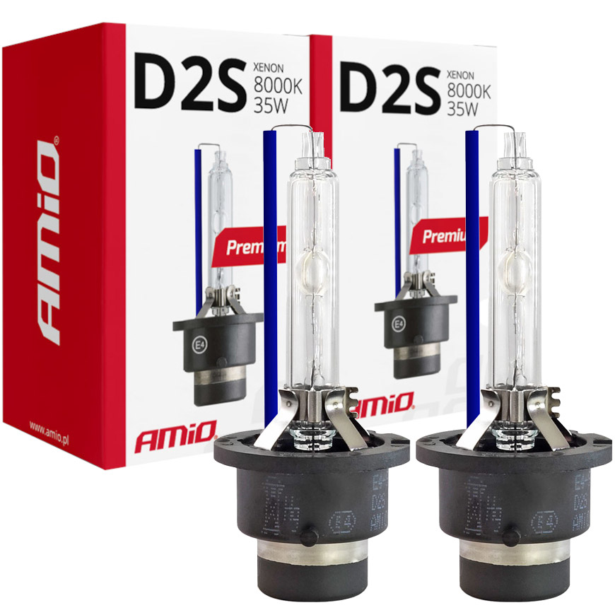 

2x D2S Żarnik Xenon 8000K Homologacja E4 2 Premium