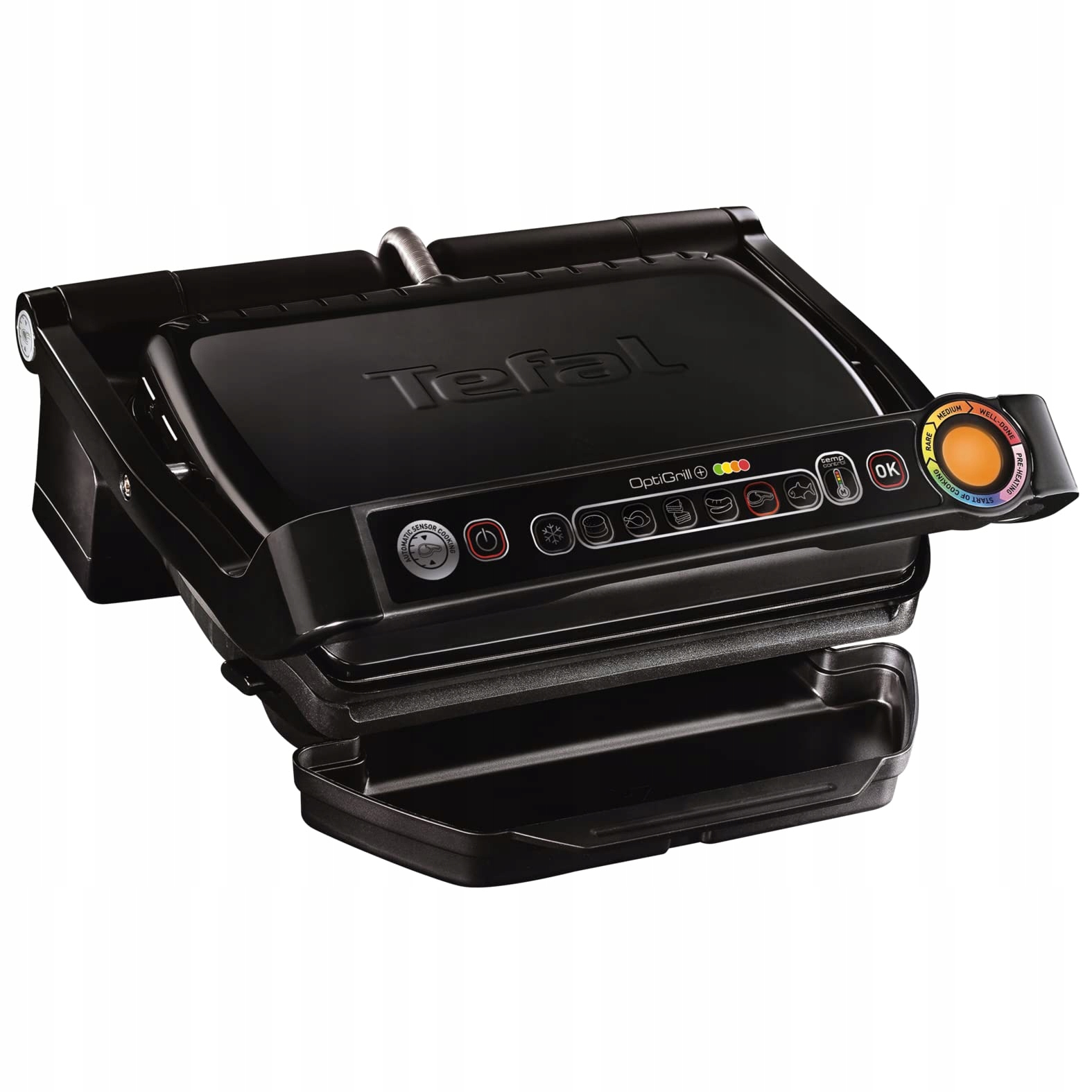 Kontaktný elektrický gril Tefal GC714834 OptiGril+ čierny 2000 W