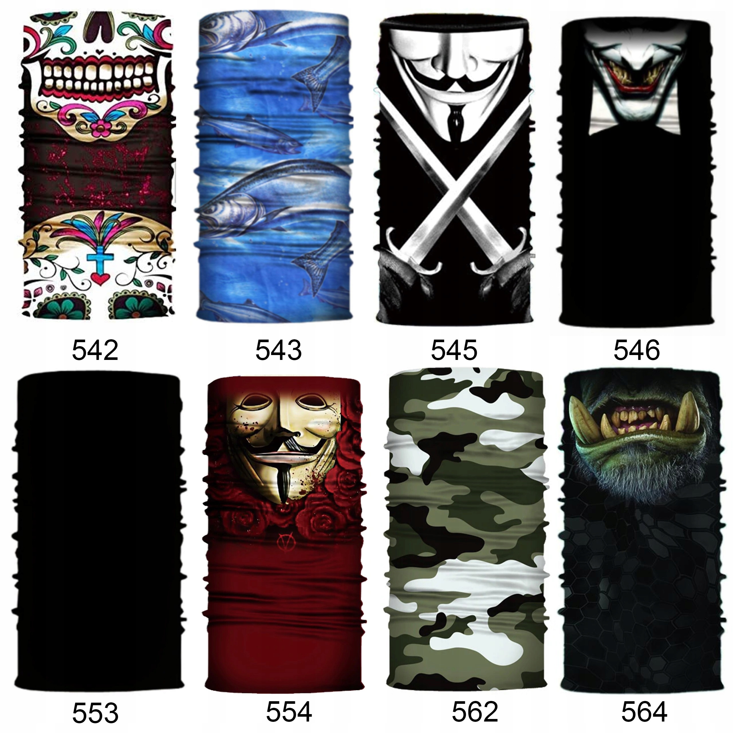 MASKA KARNAWAŁOWA BANDANA PRZEBRANIE KARNAWAŁOWE Model -